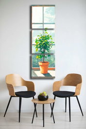 Wallity Pintura Decorativa en Lienzo 3 Piezas Multicolor 3P4545BSRC-008